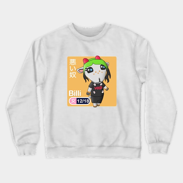 Billi Goat Crewneck Sweatshirt by Riki Prosper